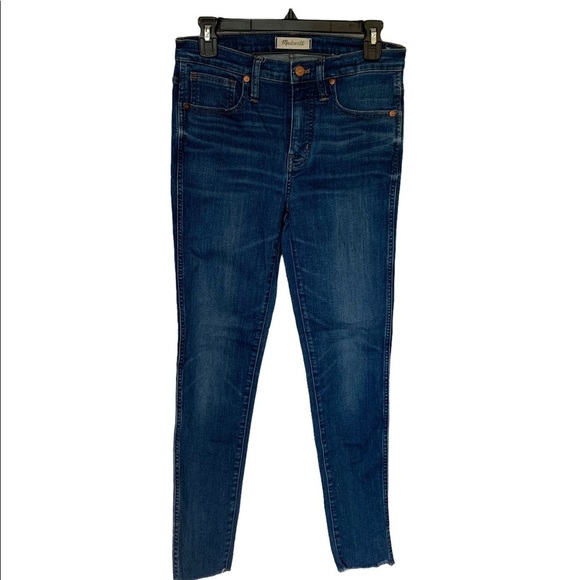 Madewell 9” High-Rise Skinny Medium Wash 28 - Picture 1 of 4